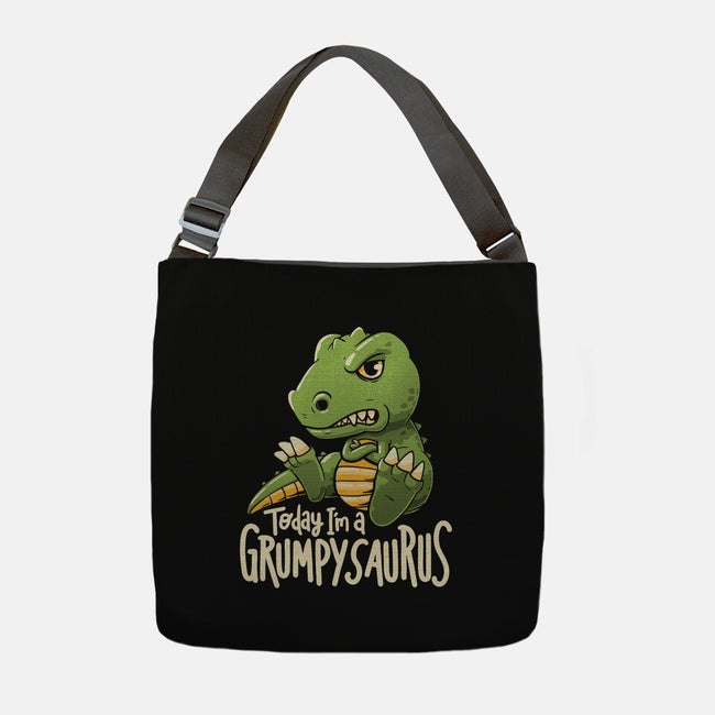 Grumpysaurus-None-Adjustable Tote-Bag-koalastudio