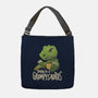 Grumpysaurus-None-Adjustable Tote-Bag-koalastudio