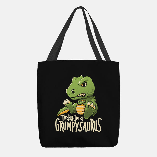 Grumpysaurus-None-Basic Tote-Bag-koalastudio