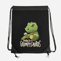 Grumpysaurus-None-Drawstring-Bag-koalastudio
