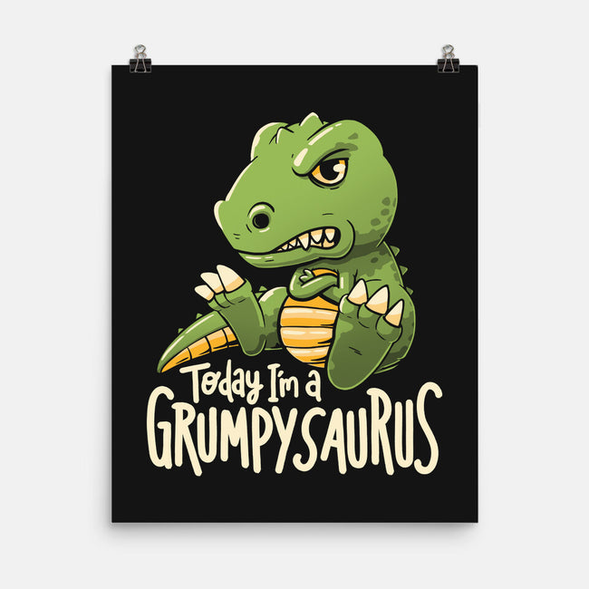 Grumpysaurus-None-Matte-Poster-koalastudio