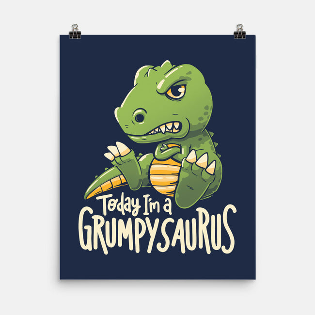 Grumpysaurus-None-Matte-Poster-koalastudio