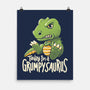 Grumpysaurus-None-Matte-Poster-koalastudio