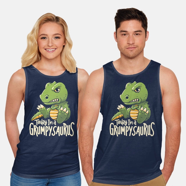 Grumpysaurus-Unisex-Basic-Tank-koalastudio