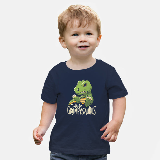 Grumpysaurus-Baby-Basic-Tee-koalastudio