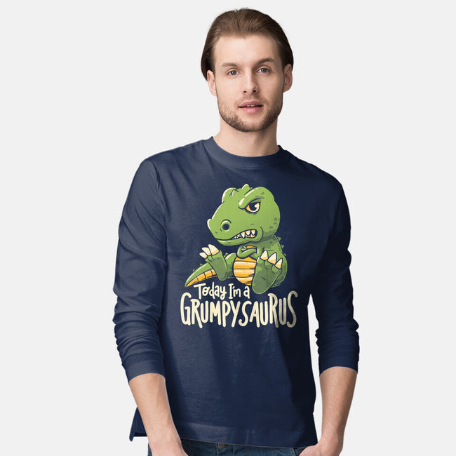 Grumpysaurus-Mens-Long Sleeved-Tee-koalastudio
