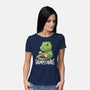 Grumpysaurus-Womens-Basic-Tee-koalastudio