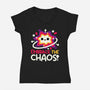 Embrace The Cute Chaos-Womens-V-Neck-Tee-NemiMakeit