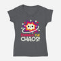 Embrace The Cute Chaos-Womens-V-Neck-Tee-NemiMakeit