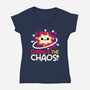 Embrace The Cute Chaos-Womens-V-Neck-Tee-NemiMakeit