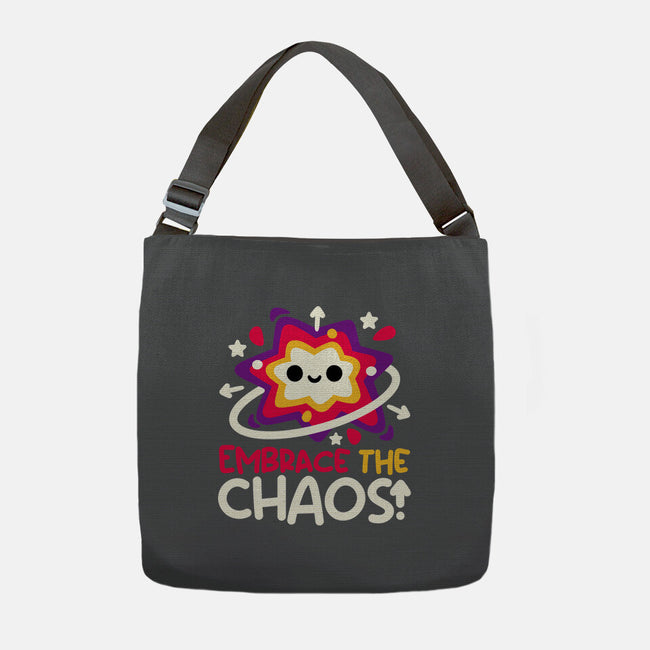 Embrace The Cute Chaos-None-Adjustable Tote-Bag-NemiMakeit