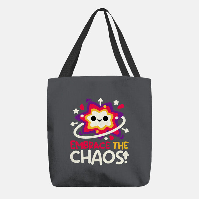 Embrace The Cute Chaos-None-Basic Tote-Bag-NemiMakeit