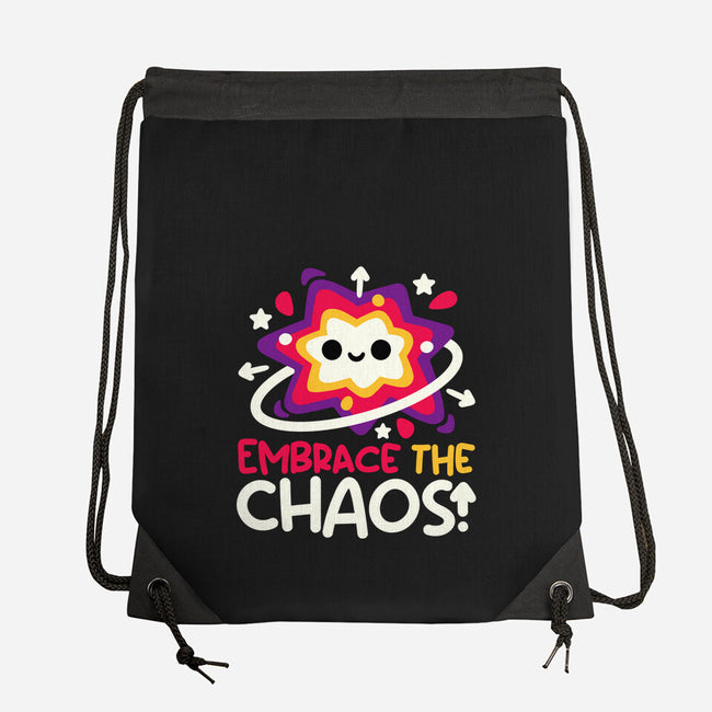 Embrace The Cute Chaos-None-Drawstring-Bag-NemiMakeit