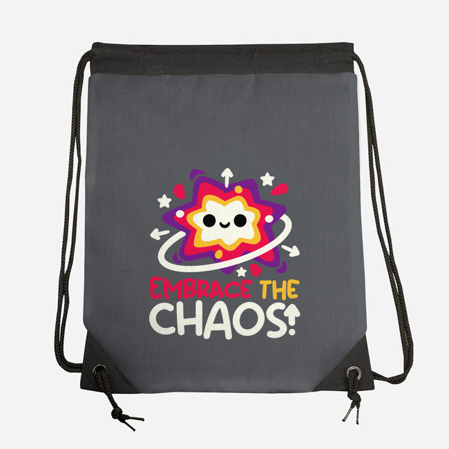 Embrace The Cute Chaos-None-Drawstring-Bag-NemiMakeit