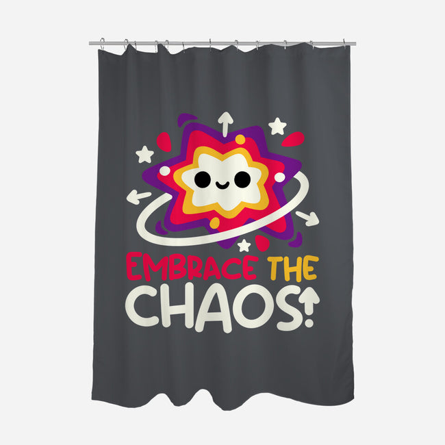 Embrace The Cute Chaos-None-Polyester-Shower Curtain-NemiMakeit