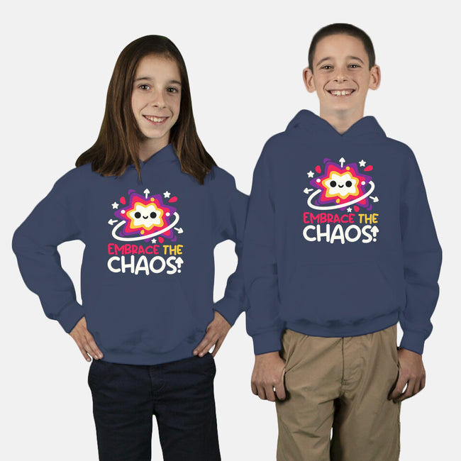 Embrace The Cute Chaos-Youth-Pullover-Sweatshirt-NemiMakeit