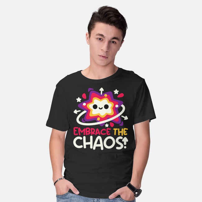 Embrace The Cute Chaos-Mens-Basic-Tee-NemiMakeit