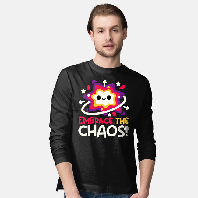 Embrace The Cute Chaos-Mens-Long Sleeved-Tee-NemiMakeit