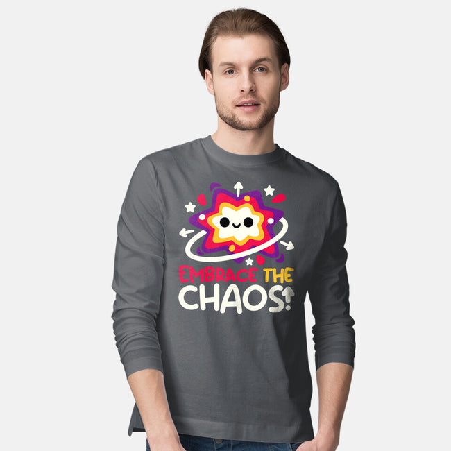 Embrace The Cute Chaos-Mens-Long Sleeved-Tee-NemiMakeit
