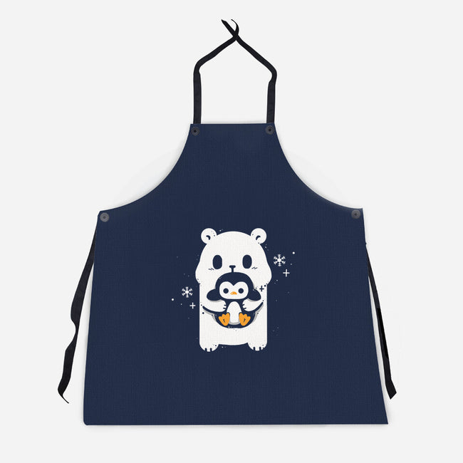 Polar Hug-Unisex-Kitchen-Apron-Vallina84