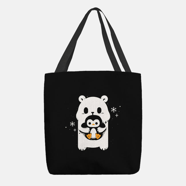 Polar Hug-None-Basic Tote-Bag-Vallina84