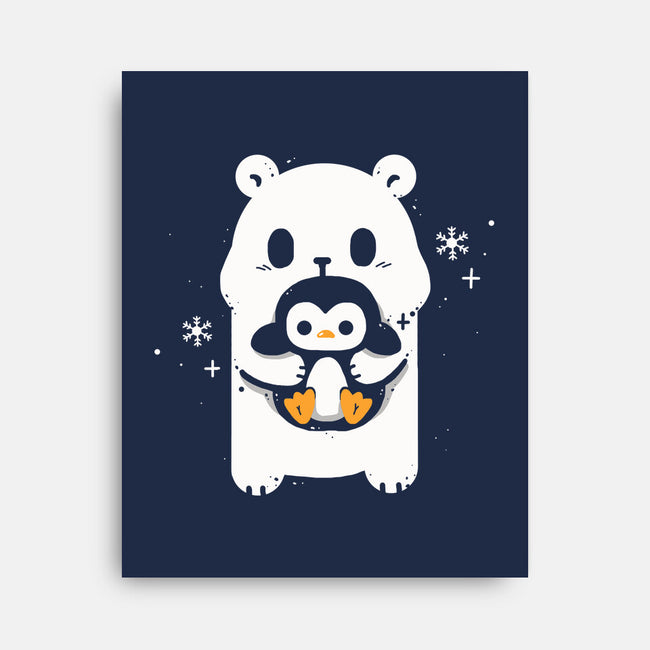 Polar Hug-None-Stretched-Canvas-Vallina84