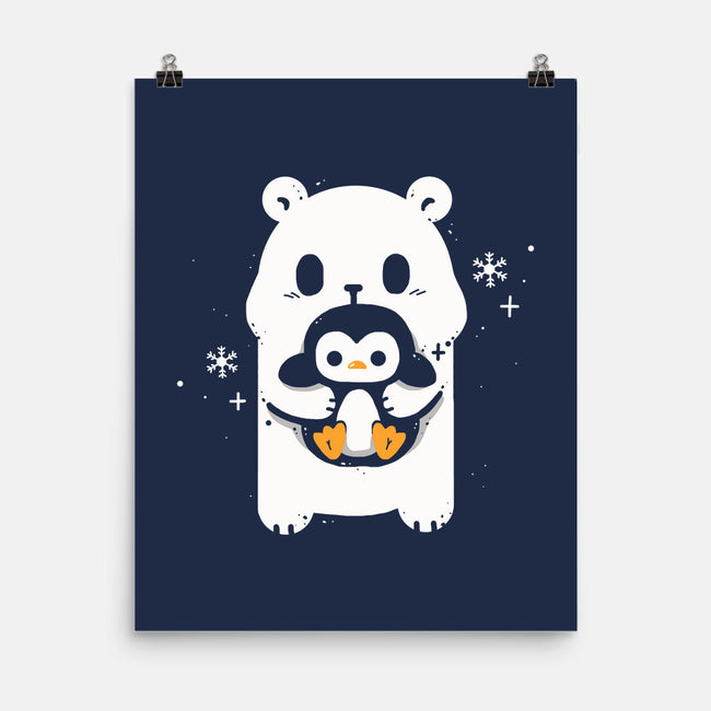 Polar Hug-None-Matte-Poster-Vallina84