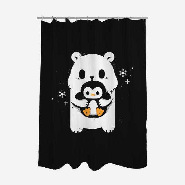 Polar Hug-None-Polyester-Shower Curtain-Vallina84