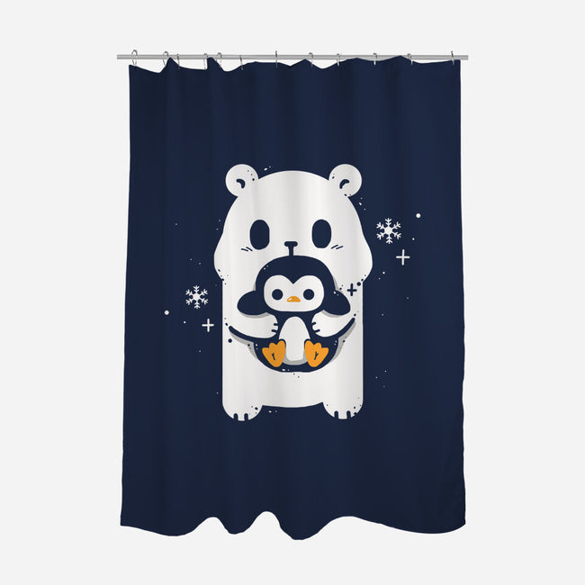 Polar Hug-None-Polyester-Shower Curtain-Vallina84
