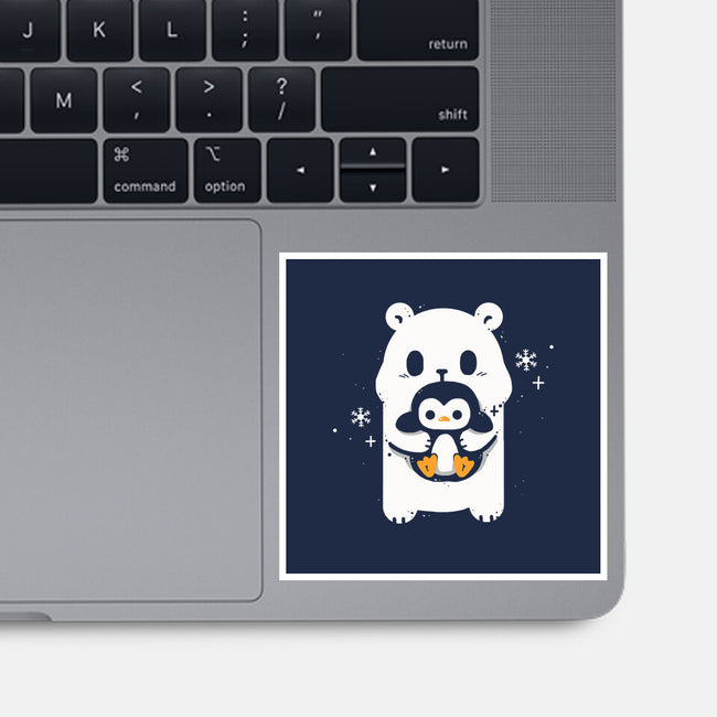 Polar Hug-None-Glossy-Sticker-Vallina84