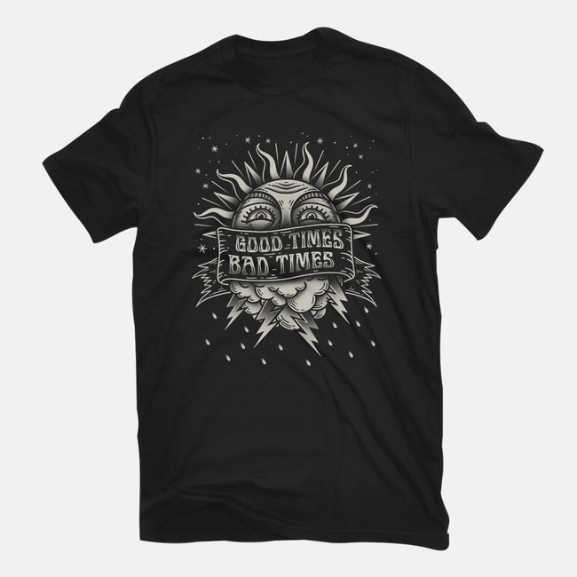 Good Times Bad Times-Womens-Fitted-Tee-Getsousa!