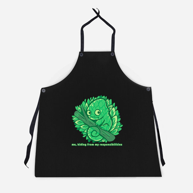 Hiding From My Responsibilities-Unisex-Kitchen-Apron-TechraNova