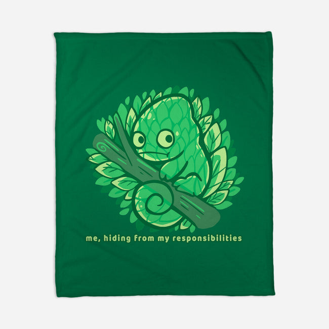 Hiding From My Responsibilities-None-Fleece-Blanket-TechraNova