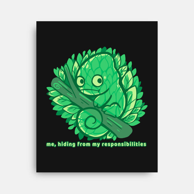 Hiding From My Responsibilities-None-Stretched-Canvas-TechraNova