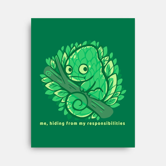 Hiding From My Responsibilities-None-Stretched-Canvas-TechraNova