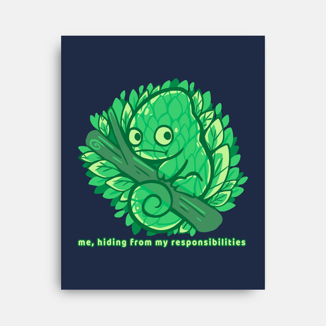 Hiding From My Responsibilities-None-Stretched-Canvas-TechraNova