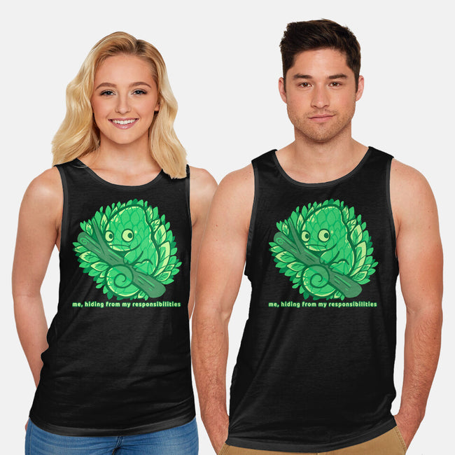 Hiding From My Responsibilities-Unisex-Basic-Tank-TechraNova