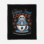 Snowdin Forest Coffee Emblem-None-Fleece-Blanket-LAGELANTEE