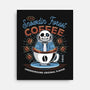Snowdin Forest Coffee Emblem-None-Stretched-Canvas-LAGELANTEE