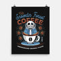 Snowdin Forest Coffee Emblem-None-Matte-Poster-LAGELANTEE