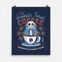 Snowdin Forest Coffee Emblem-None-Matte-Poster-LAGELANTEE