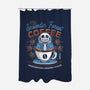 Snowdin Forest Coffee Emblem-None-Polyester-Shower Curtain-LAGELANTEE