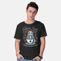 Snowdin Forest Coffee Emblem-Mens-Basic-Tee-LAGELANTEE