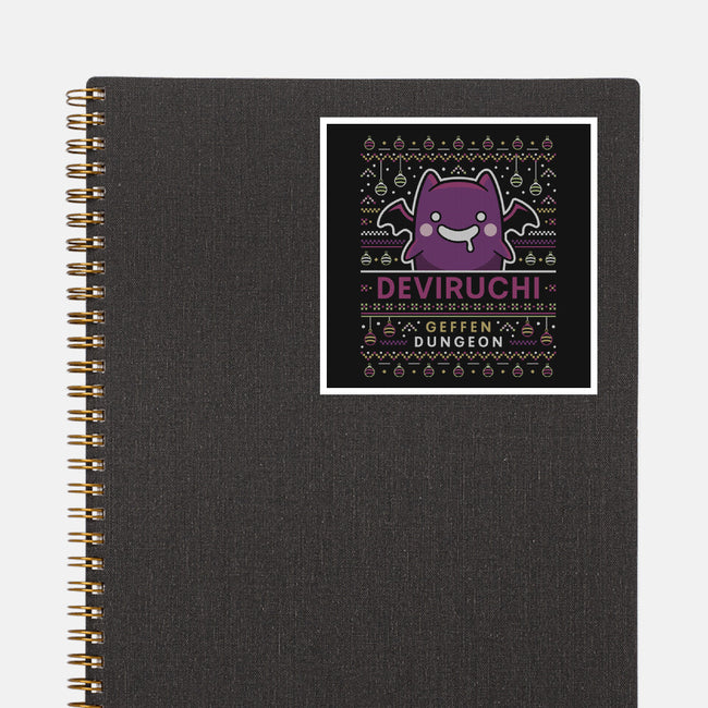 Deviruchi Ugly Sweater-None-Glossy-Sticker-LAGELANTEE