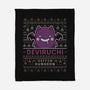 Deviruchi Ugly Sweater-None-Fleece-Blanket-LAGELANTEE