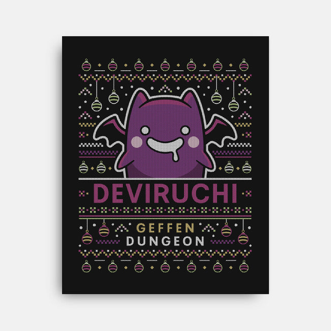 Deviruchi Ugly Sweater-None-Stretched-Canvas-LAGELANTEE
