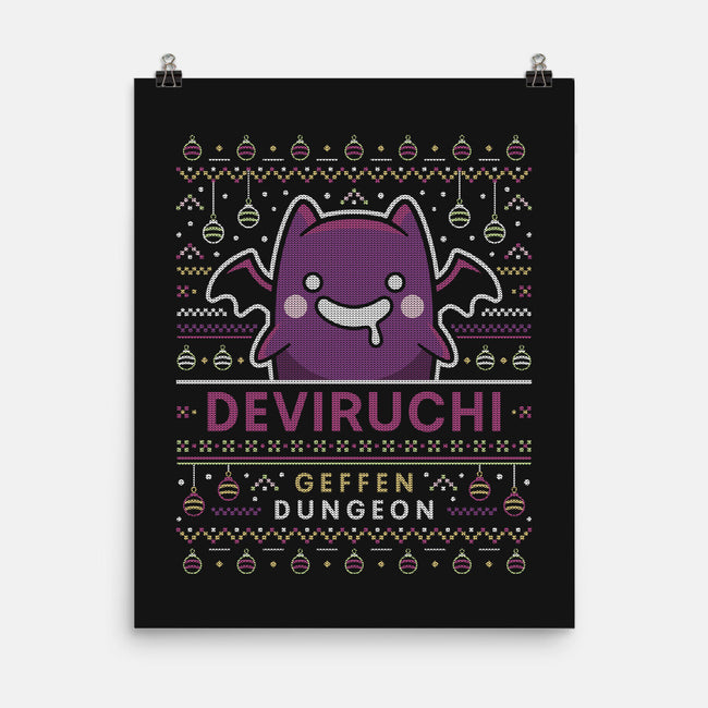 Deviruchi Ugly Sweater-None-Matte-Poster-LAGELANTEE