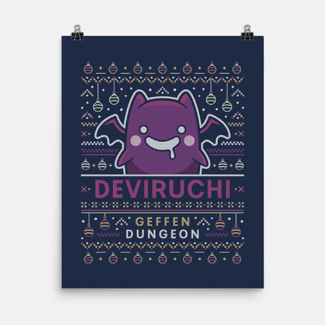 Deviruchi Ugly Sweater-None-Matte-Poster-LAGELANTEE