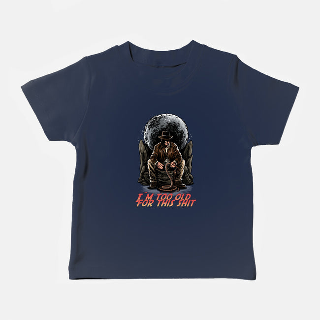 Indy Is Too Old-Baby-Basic-Tee-zascanauta