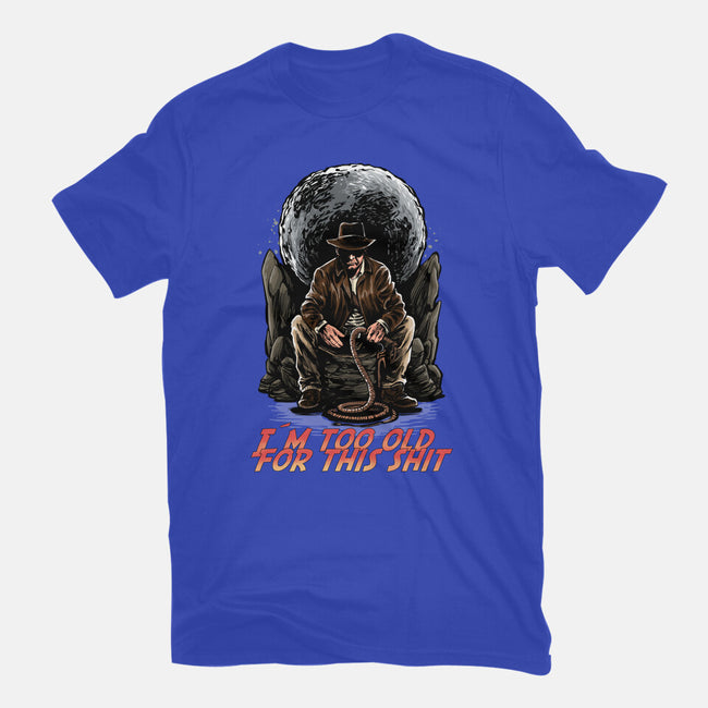 Indy Is Too Old-Womens-Fitted-Tee-zascanauta